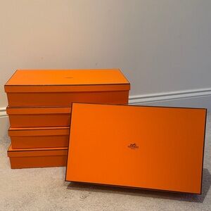Hermès Orange Gift Boxes (Set of 5)